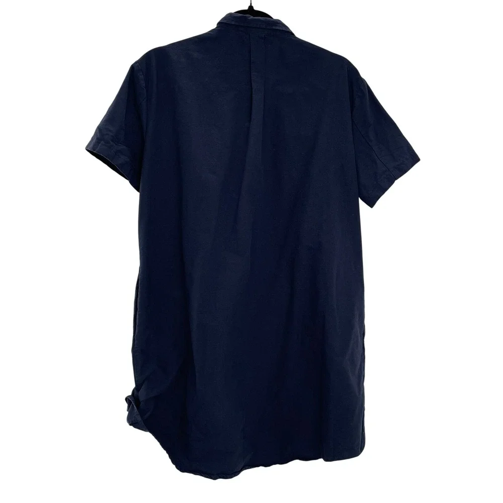 Pomander Place Tuckernuck Navy Shift Dress Medium Coastal Grandmother Preppy Lux - Picture 4 of 11